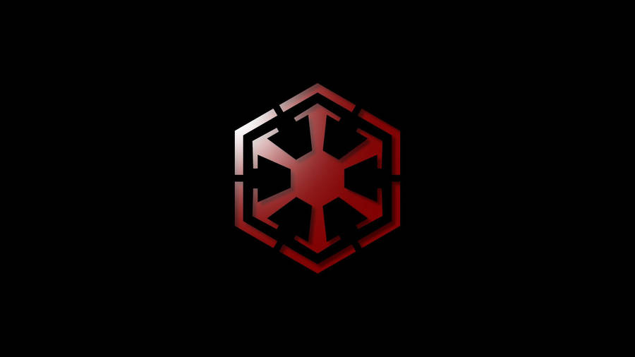 Download Sith Logo In Black Wallpaper Wallpapers Com