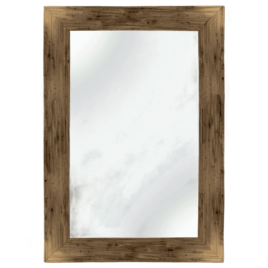 Rustic Farmhouse Mirror PNG 05042024
