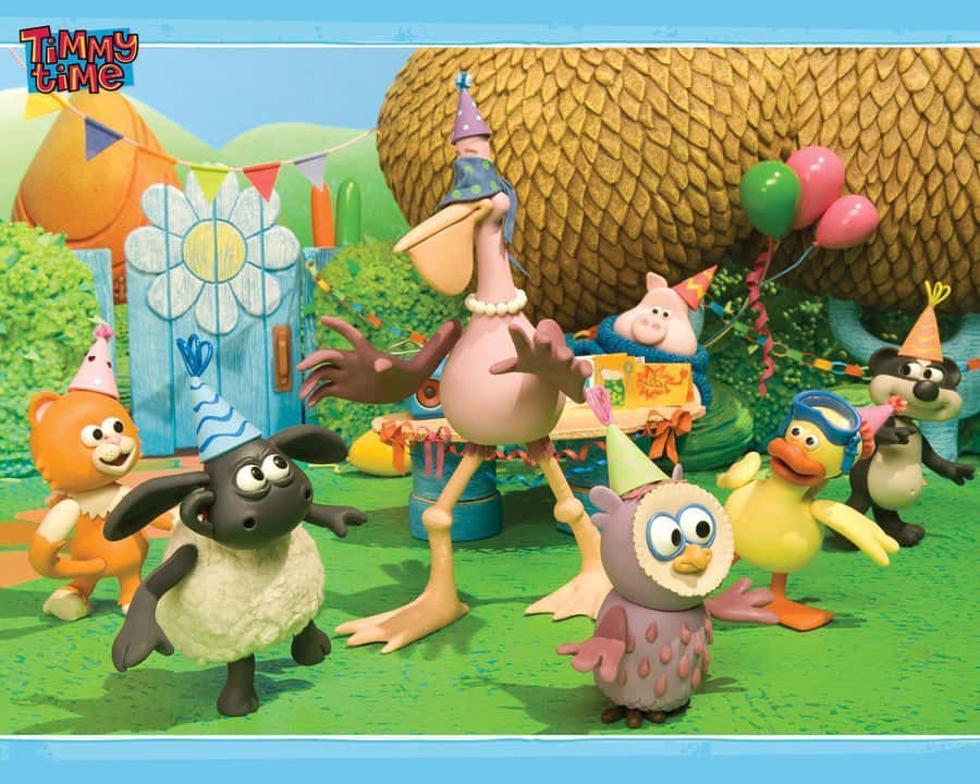 Celebração dos Personagens Animados Timmy Time