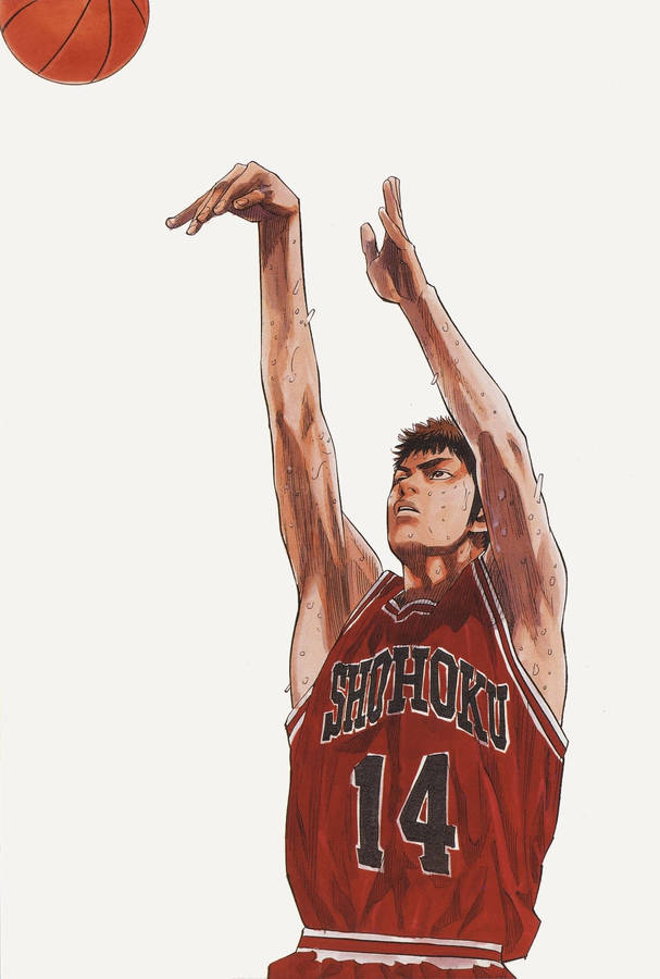 Slam Dunk three pointer wallpaper