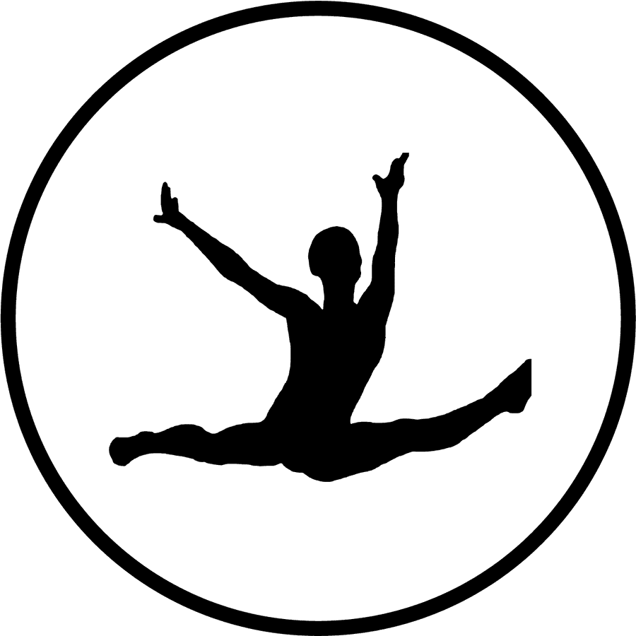 Gymnast Silhouette Splits
