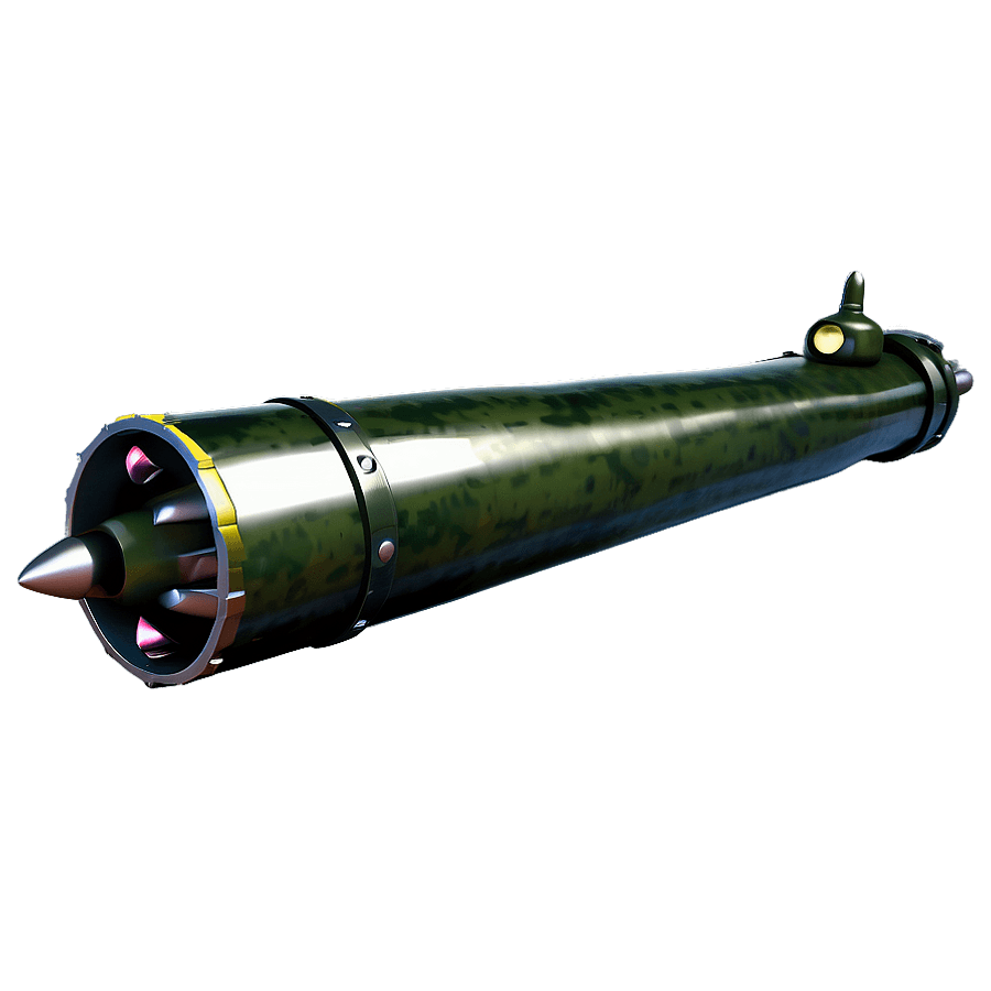 Underwater Torpedo Missile PNG bec