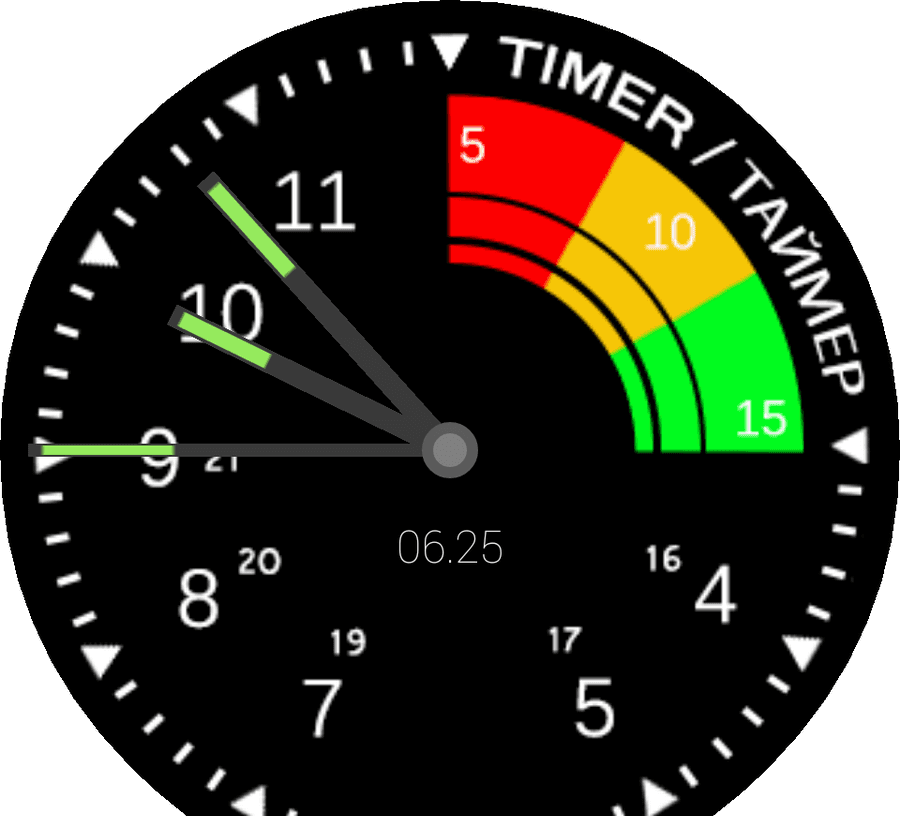 Smartwatch Timer Interface