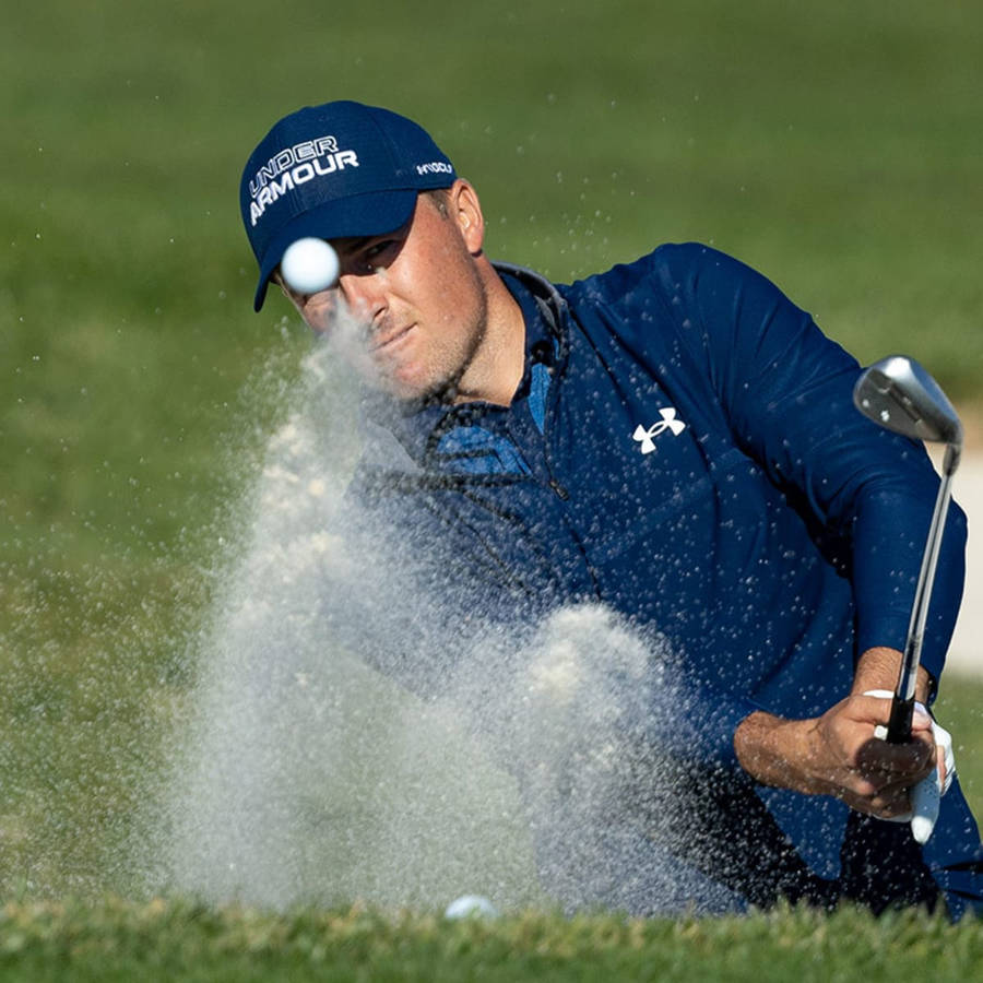 JordanSpieth Golfschlag in Aktion