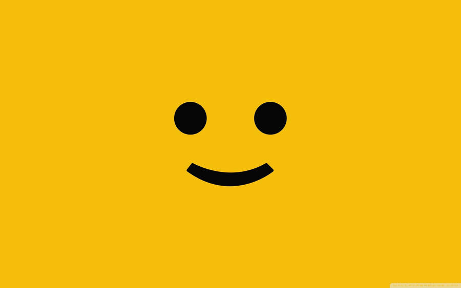 Download Smiley Face Iconic Yellow Wallpaper Wallpapers Com