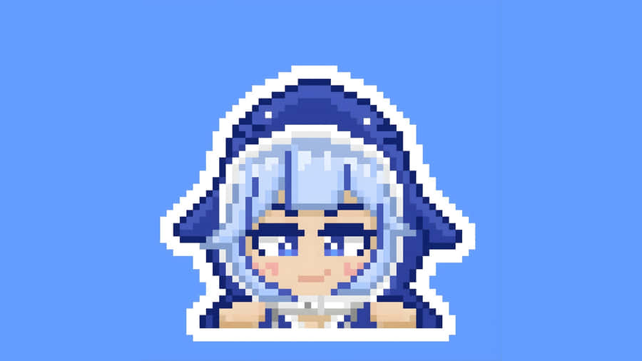 Personaggio Anime Pixel Art