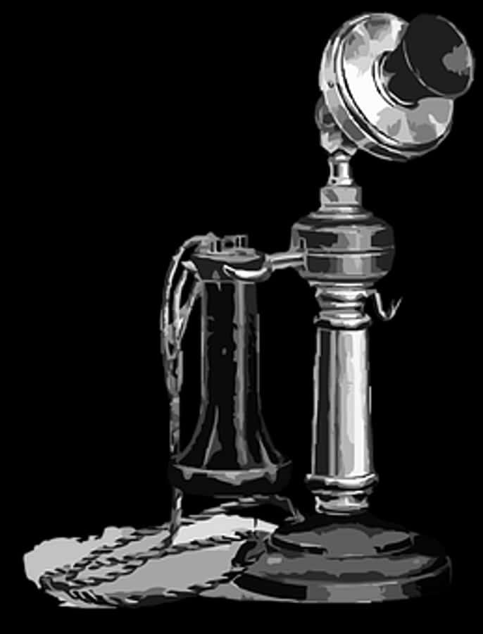 Vintage Candlestick Telephone