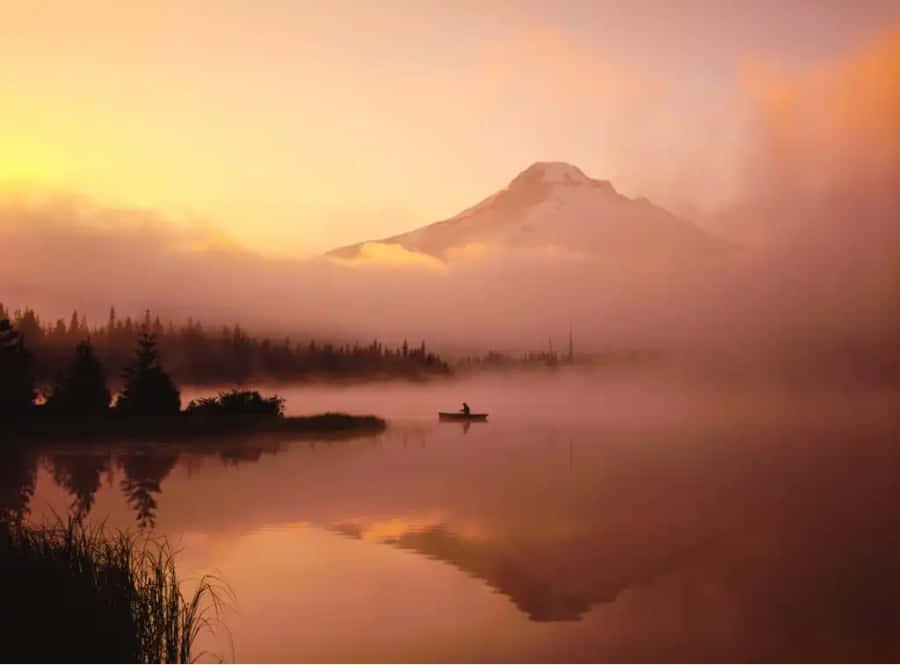 Einatemberaubender Blick auf den Mount Hood in Oregon.