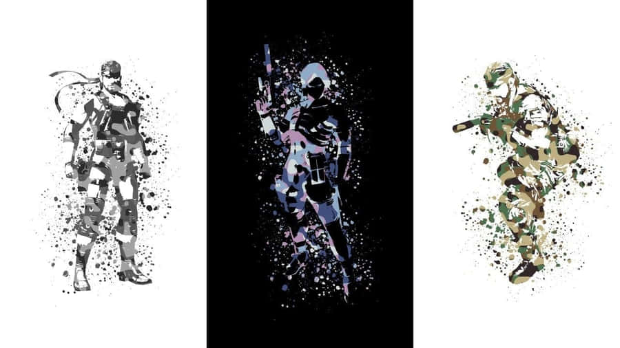 Solid Snake sneaking in the shadows  Wallpaper