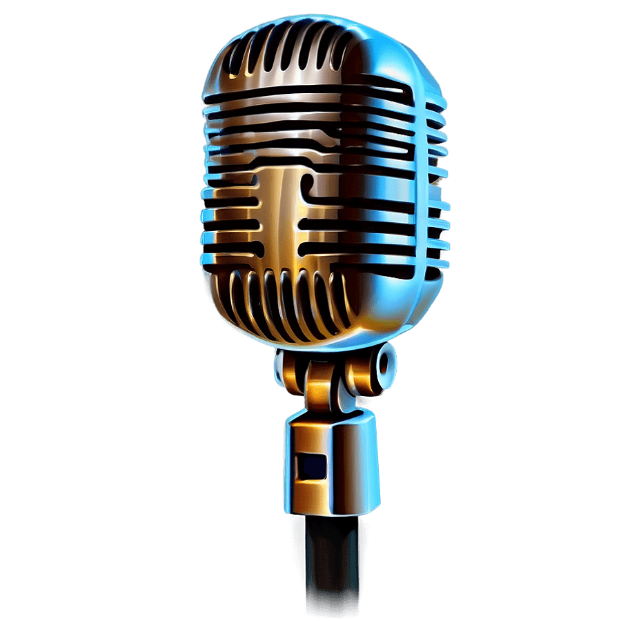 Microphone with Recording Light Icon PNG quq48