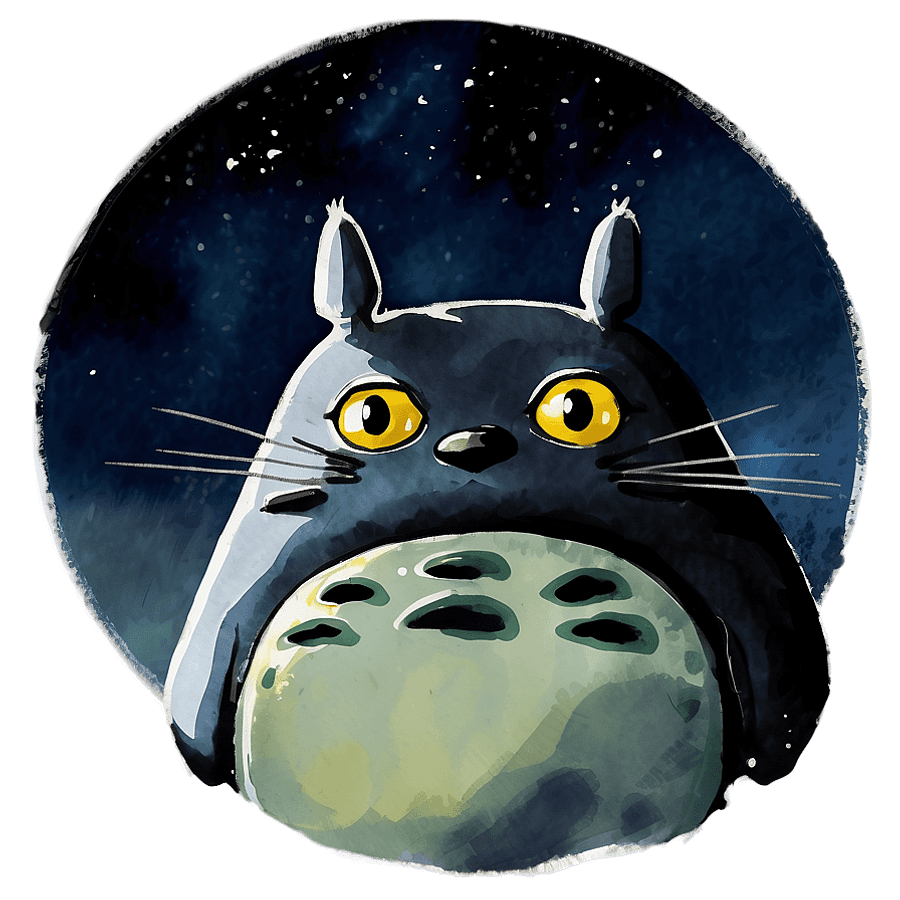 Studio Ghibli Watercolor PNG lgc98