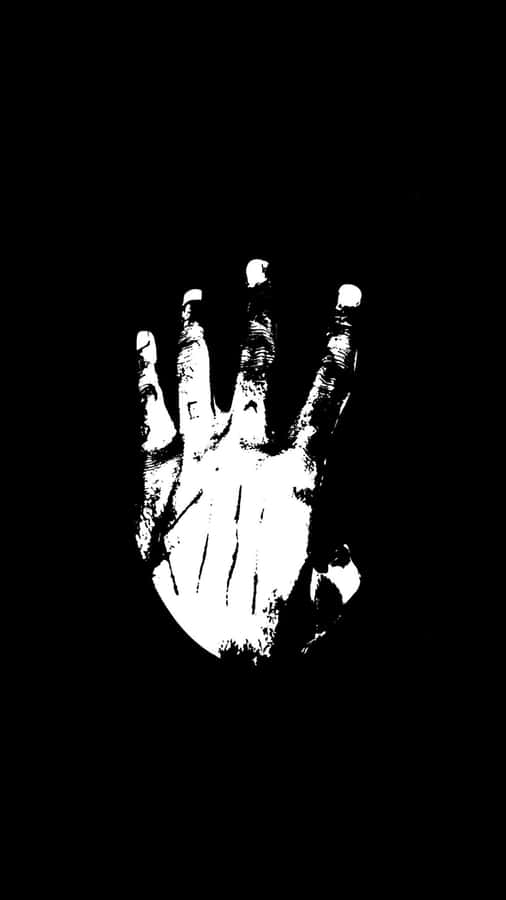 XXXTentacionSchlechter linker Handabdruck.