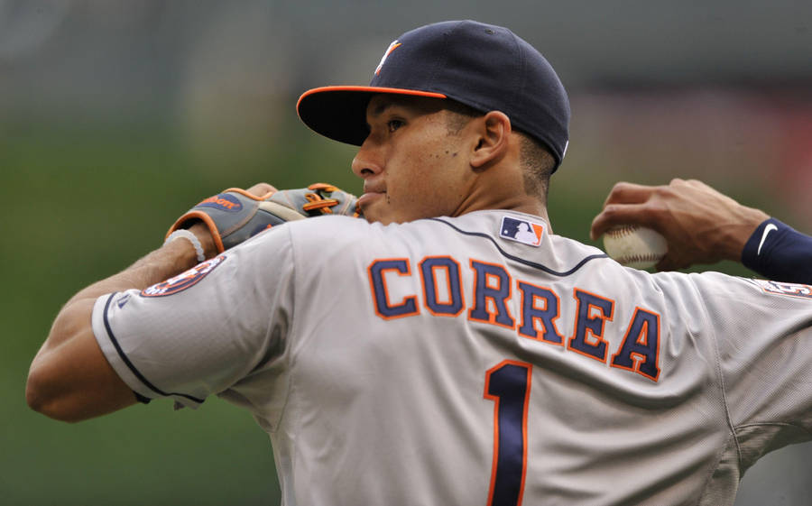 Download Spiffy Carlos Correa Wallpaper | Wallpapers.com