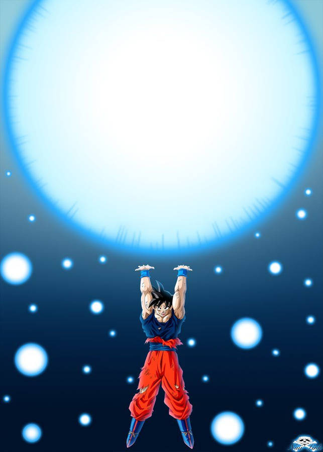 Download Spirit Bomb Of Goku Wallpaper | Wallpapers.com