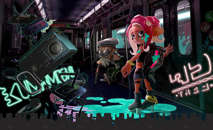 Download Splatoon 2 Octo Expansion Agent 8 Wallpaper Wallpapers Com