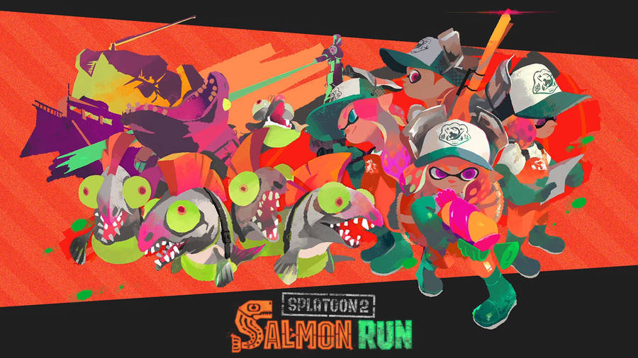 Download Splatoon 2 Salmon Run Wallpaper Wallpapers Com