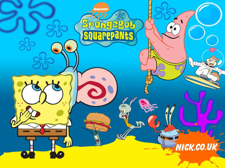 Amazing cover photo of Spongebob Squarepants with friends