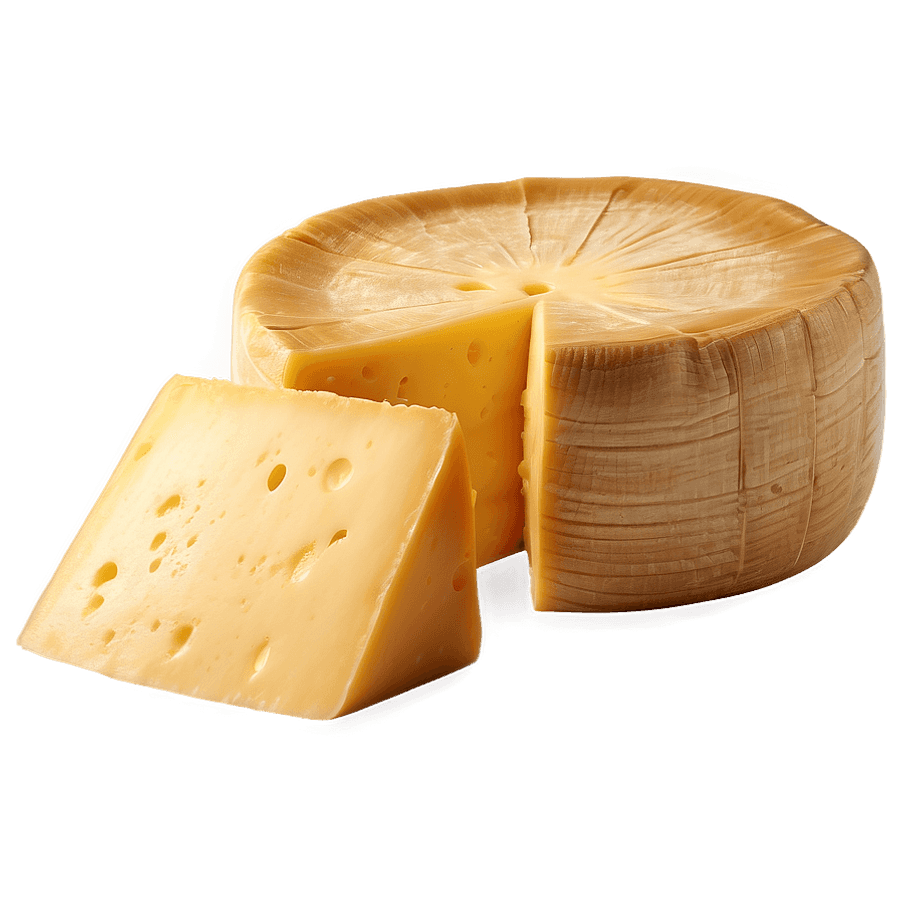 Aged Cheese Wheel PNG 41