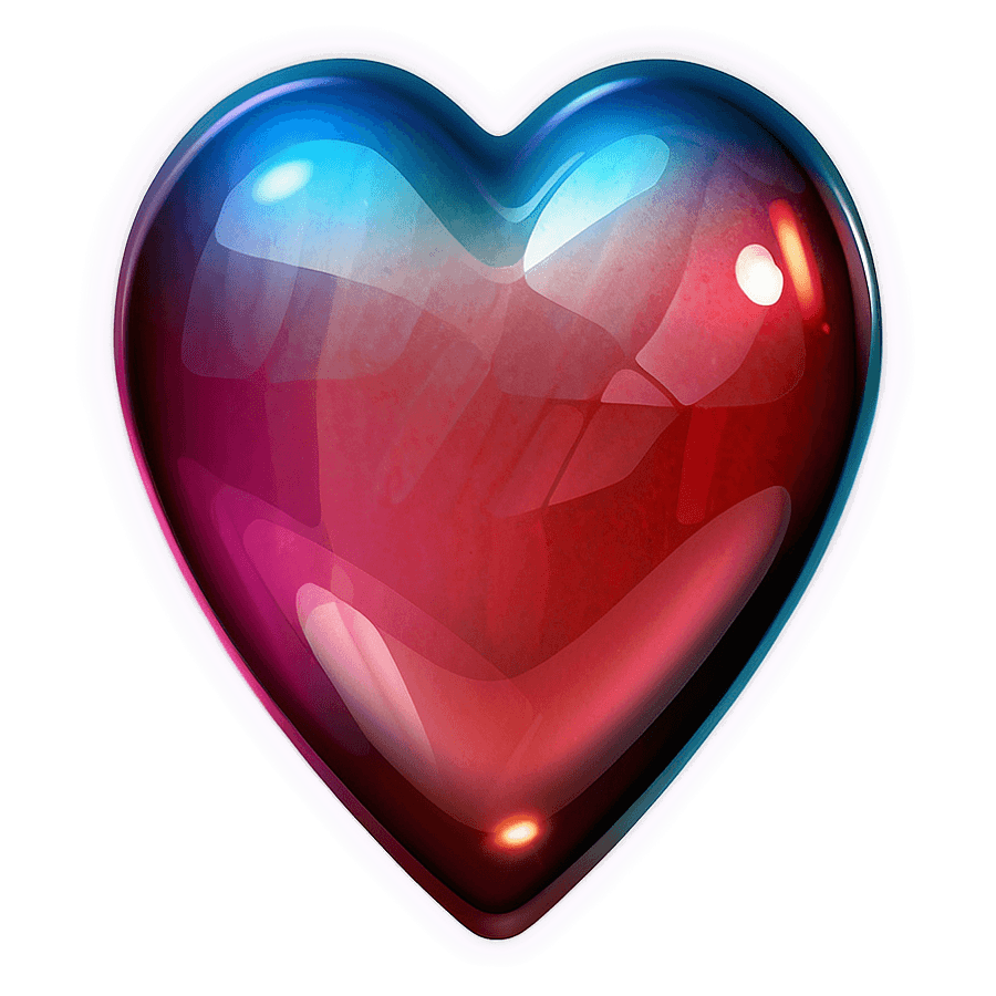 Shiny Instagram Heart PNG pvw