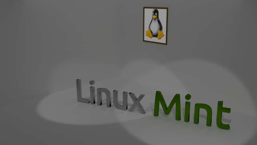 PingvinTux 1066 x 600 baggrundsbillede.