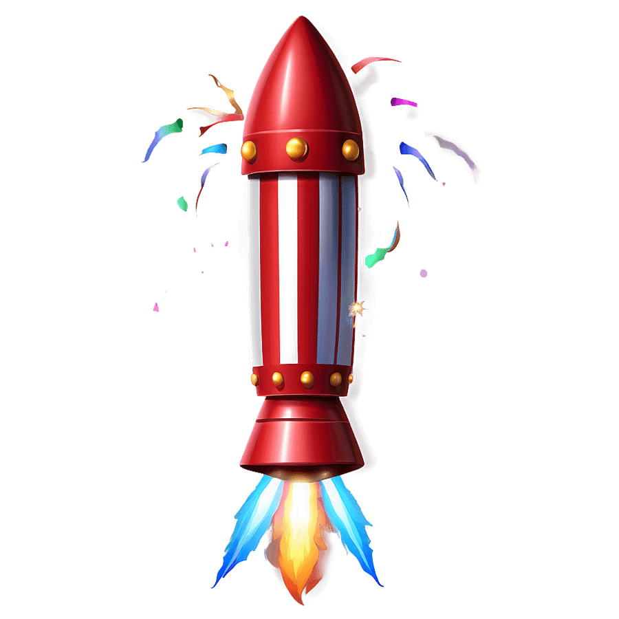Small Firework Rocket PNG 74