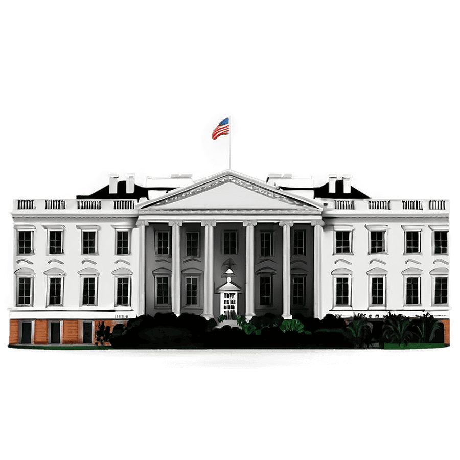 White House Landmark PNG 18