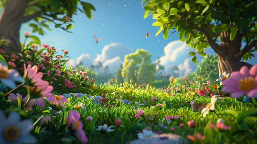 Felicidade da Florada da Primavera