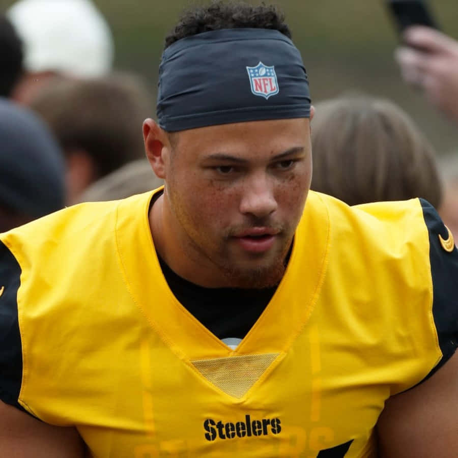 Treino do Jogador dos Steelers