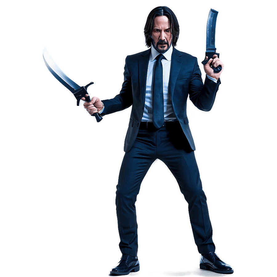 John Wick Knife Fight PNG xiy