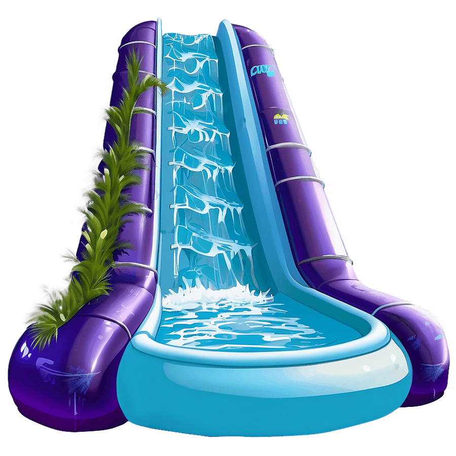Waterslide Refreshing Escape PNG jcm