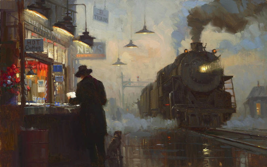 Art Desktop Treno Locomotiva