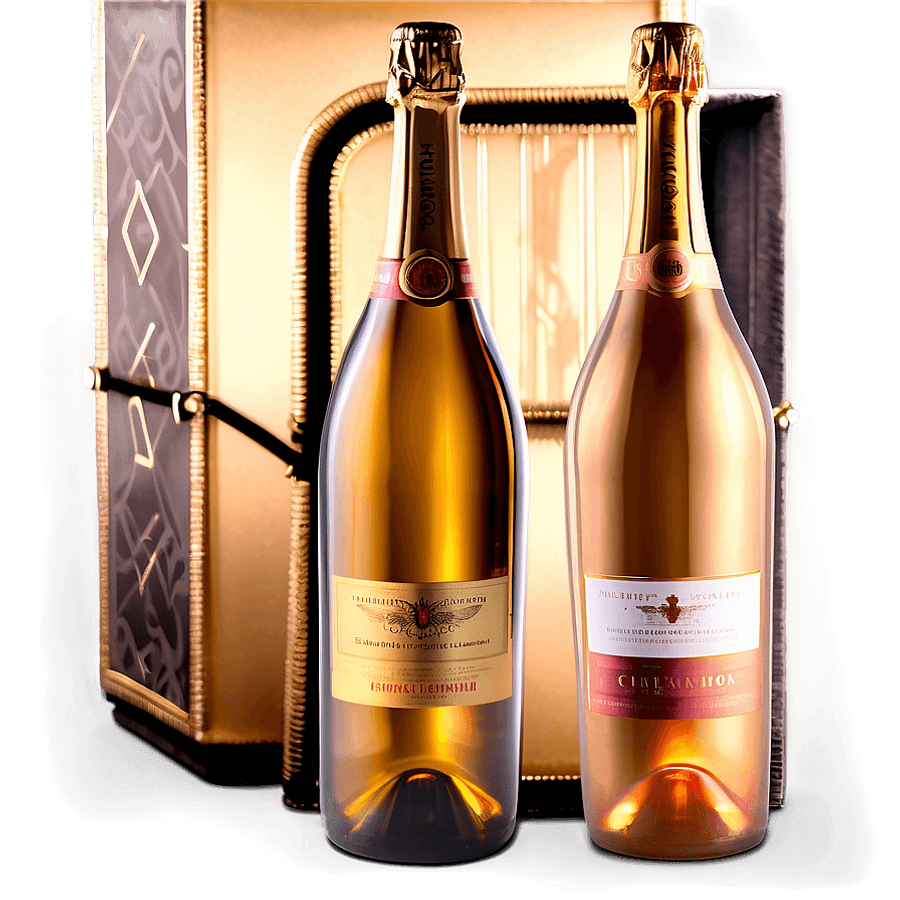 Premium Champagne Bottle PNG 05252024