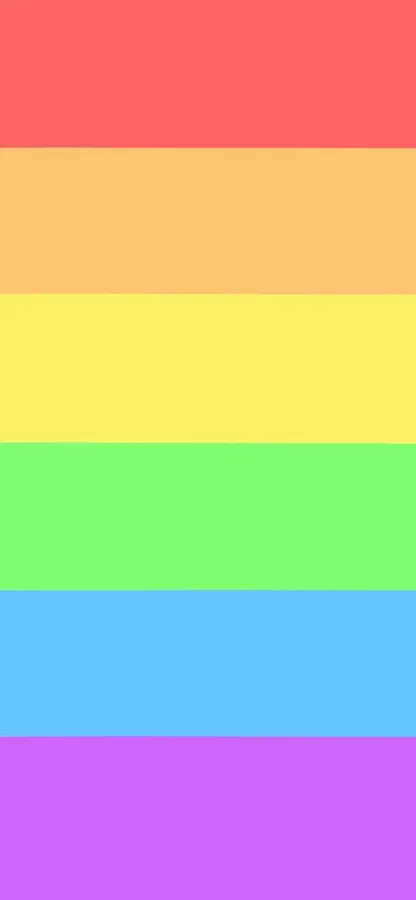 Solid Stripes Pastel Rainbow Background