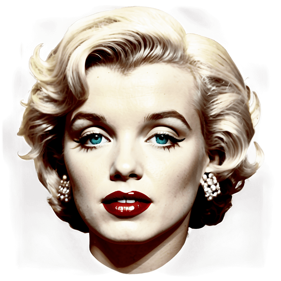 Marilyn Monroe Classic Beauty PNG fxh45