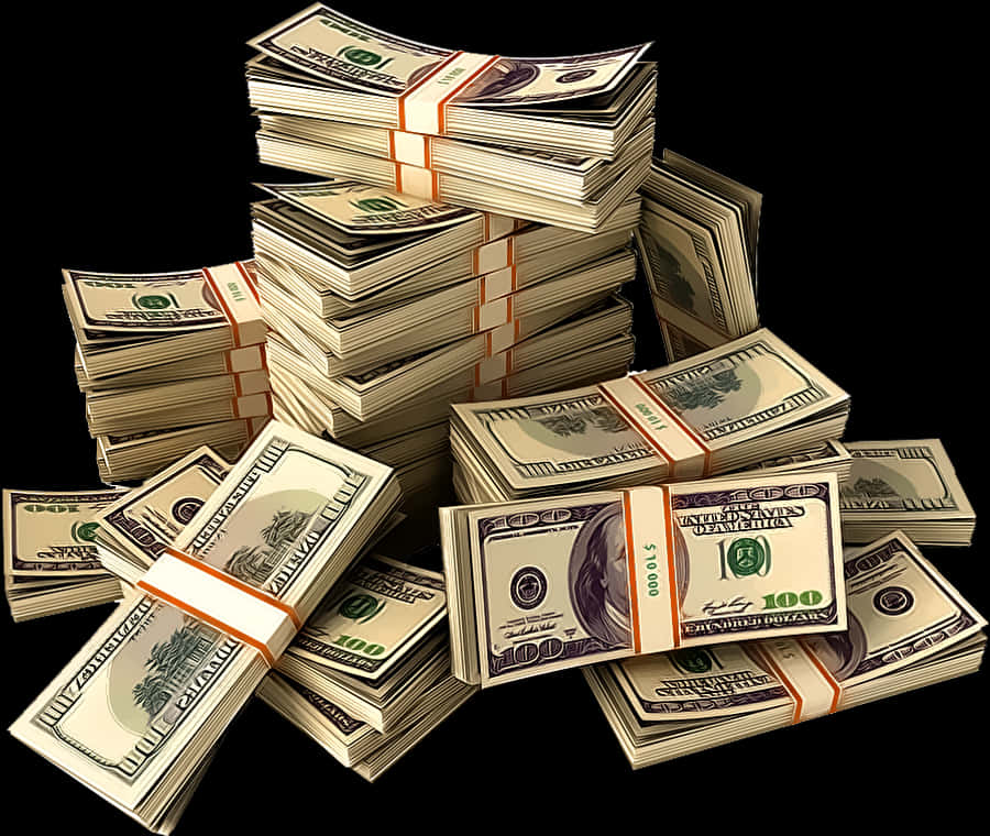 Saving - Transparent Stacks Of Money, HD Png Download
