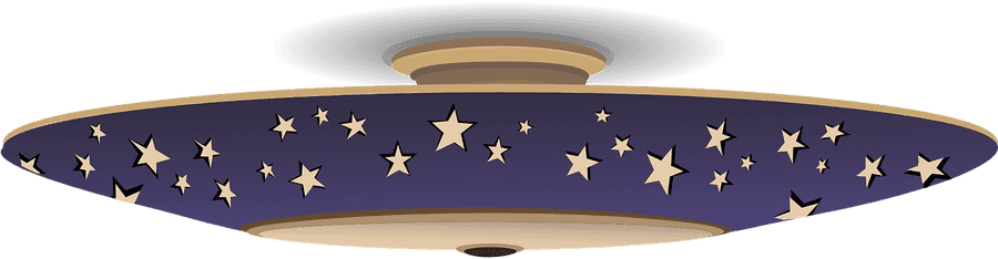 Star Pattern Ceiling Light Fixture