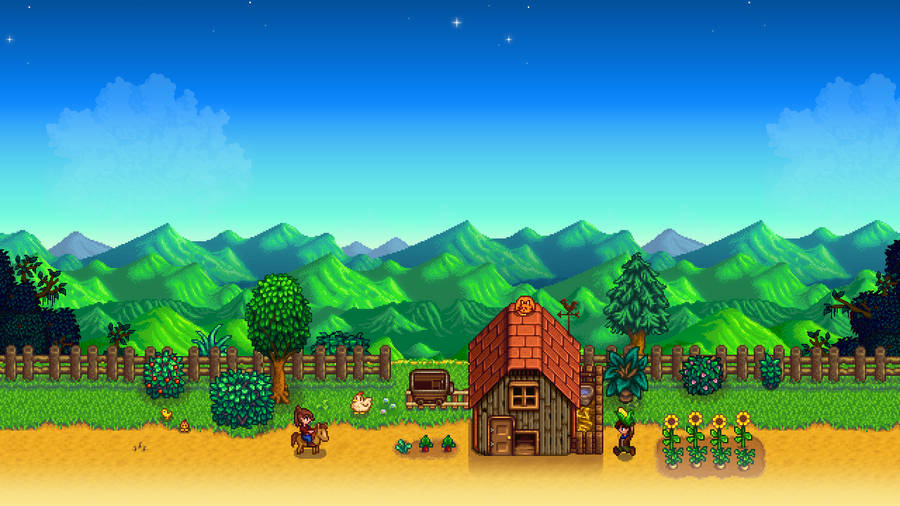 Фон stardew valley