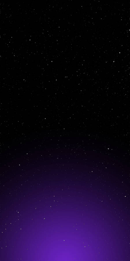 Download Starry Black And Purple Aesthetic Sky Wallpaper | Wallpapers.com