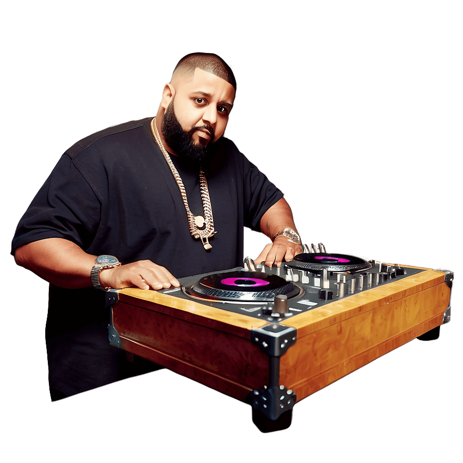 DJ Khaled Behind the Decks PNG 62