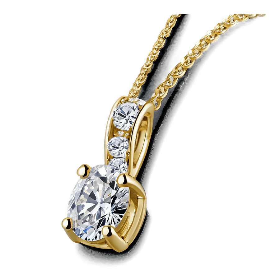 Diamond Pendant PNG 9