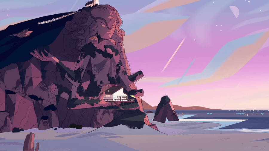 Download Steven Universe Beach House Wallpaper | Wallpapers.com