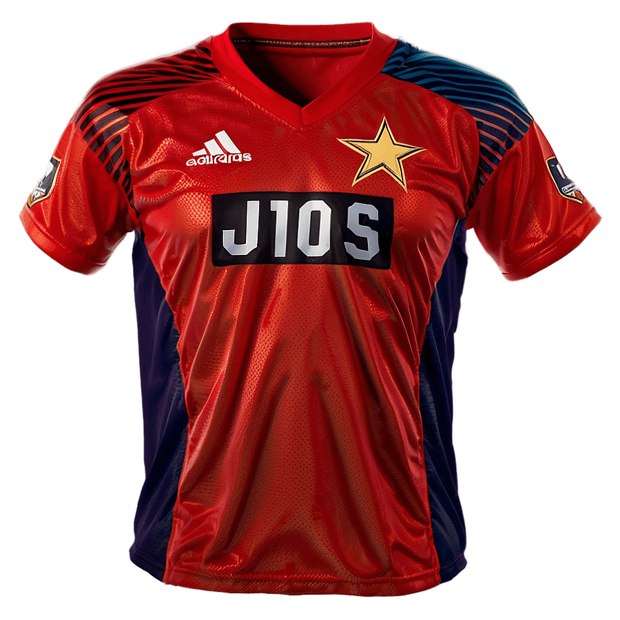 Star Player Football Jersey PNG 90