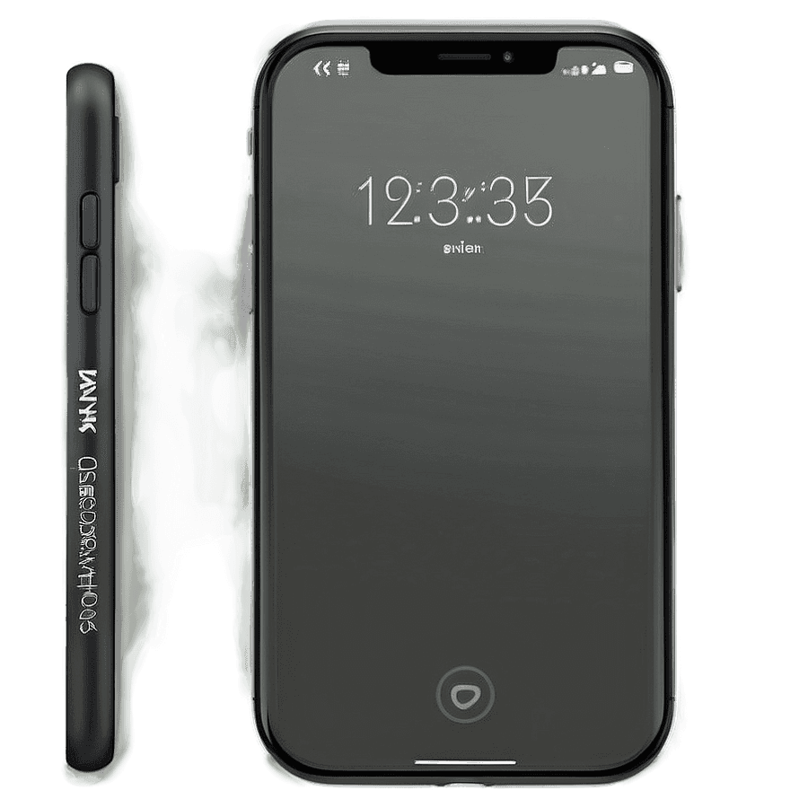 Blank iPhone Template PNG auq