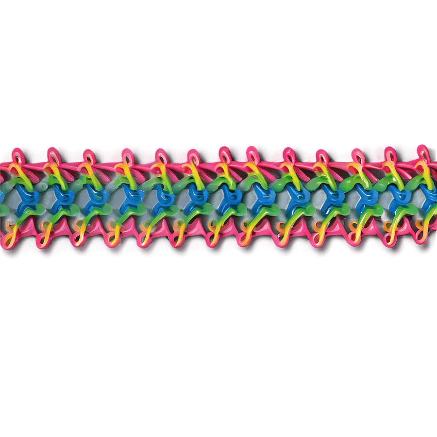 Neon Lace Border PNG 5