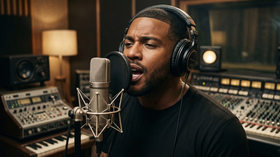 Studio Recording Session Wallpaper