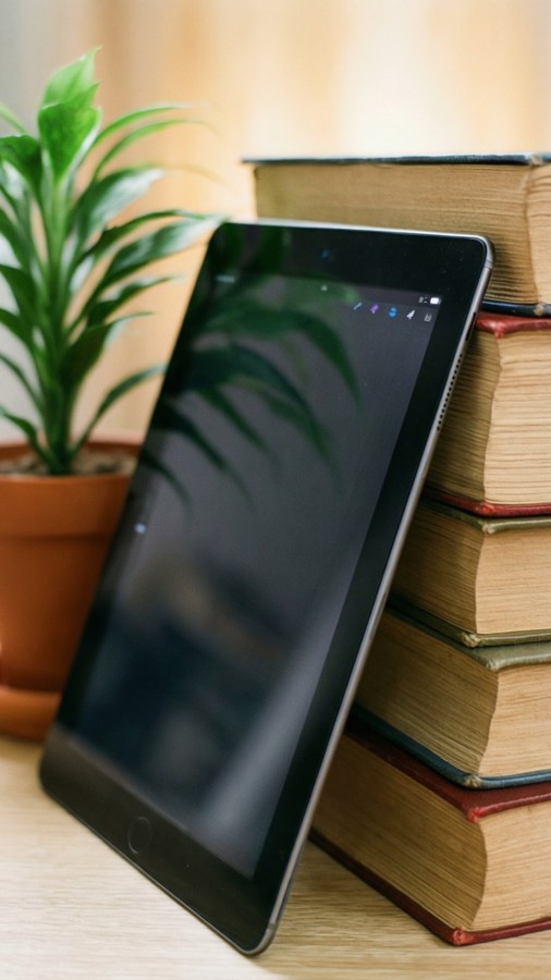 Study Stack Tablet Wallpaper