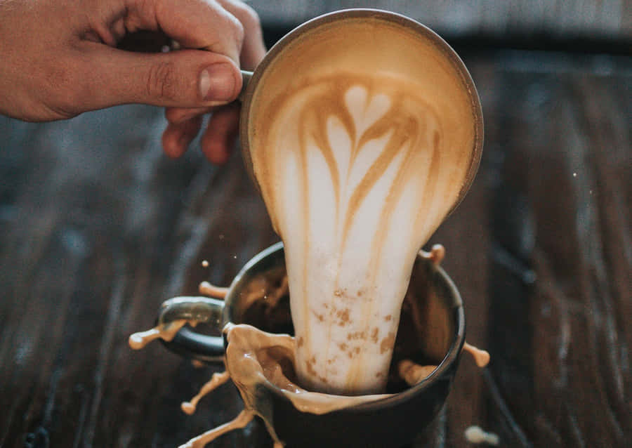 Milchund Kaffee 1440 x 1020 Hintergrundbild