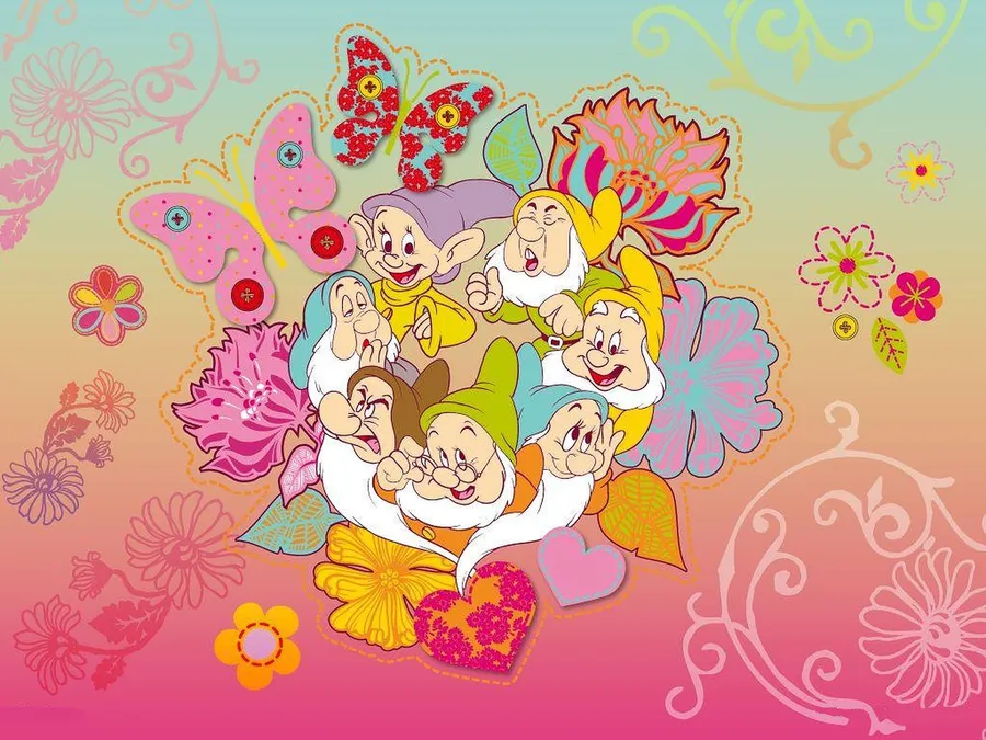 Seven Dwarfs Artwork wallpaper