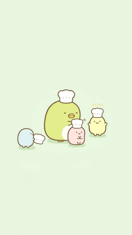 Download Sumikko Gurashi Characters Penguin And Tapioca Wallpaper ...