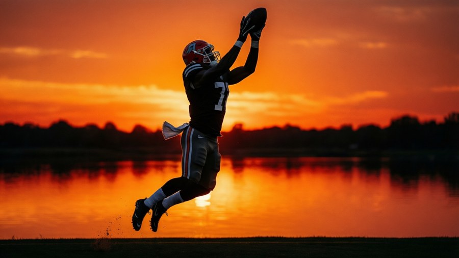Sunset Catch Wallpaper